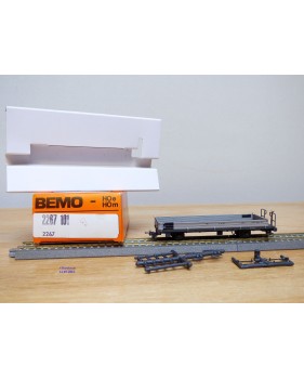 BEMO 2267 101, wagon plat long type K-w  N° 7501  RhB  neuf  BO