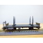 BEMO 2264 101, wagon plat porte grumes  type Kk-w  N° 7301  RhB  neuf  BO
