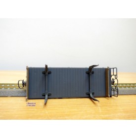 BEMO 2264 101, wagon plat porte grumes  type Kk-w  N° 7301  RhB  neuf  BO