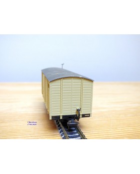 BEMO  3005, wagon couvert à 3 essieux  type G N° 480   DB   BO   HOe