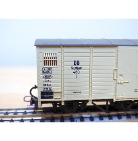 BEMO  3005, wagon couvert à 3 essieux  type G N° 480   DB   BO   HOe