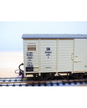BEMO  3005, wagon couvert à 3 essieux  type G N° 480   DB   BO   HOe