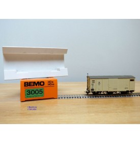 BEMO  3005, wagon couvert à 3 essieux  type G N° 480   DB   BO   HOe