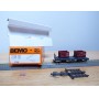 BEMO 2258 117, wagon plat  type Kk-w  N° 7347 chargé de 2 bennes  à gravier   RhB   neuf   BO