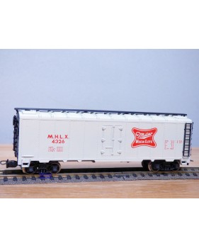 RIVAROSSI  véro 2318, wagon réfrigérant  ( reefer  )  MILLER HIGH LIFE    neuf   BO  