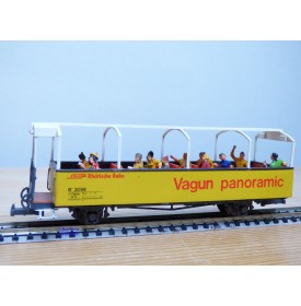 D+R Modellbahn 20099, wagon panoramique  B 2099    Rhb   BO