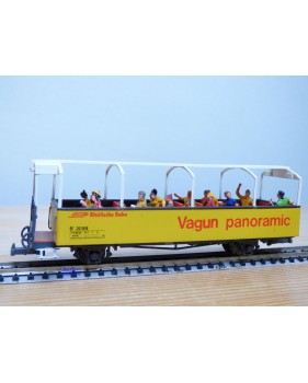 D+R Modellbahn 20099, wagon panoramique  B 2099    Rhb   BO