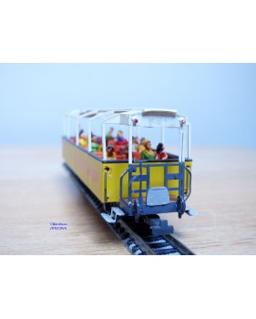 D+R Modellbahn 20099, wagon panoramique  B 2099    Rhb   BO