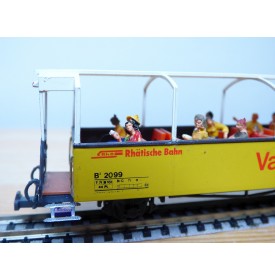 D+R Modellbahn 20099, wagon panoramique  B 2099    Rhb   BO