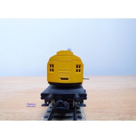 Primex 4556 ( Märklin 4611 ),  wagon grue KRUPP ARDELT  jaune  DB