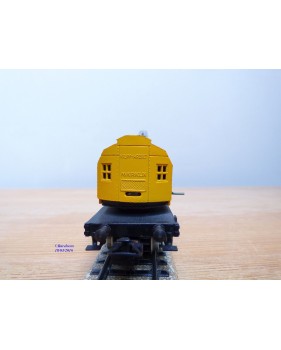 Primex 4556 ( Märklin 4611 ),  wagon grue KRUPP ARDELT  jaune  DB