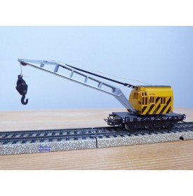 Primex 4556 ( Märklin 4611 ),  wagon grue KRUPP ARDELT  jaune  DB
