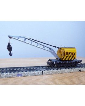 Primex 4556 ( Märklin 4611 ),  wagon grue KRUPP ARDELT  jaune  DB