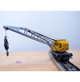 Primex 4556 ( Märklin 4611 ),  wagon grue KRUPP ARDELT  jaune  DB