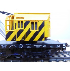 Primex 4556 ( Märklin 4611 ),  wagon grue KRUPP ARDELT  jaune  DB