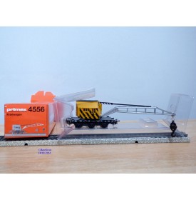 Primex 4556 ( Märklin 4611 ),  wagon grue KRUPP ARDELT  jaune  DB
