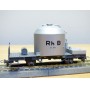 BEMO HOm  2252 105,  wagon silo  à ciment type Uce Mohrenköpf   N°: 8075   RhB  BO 