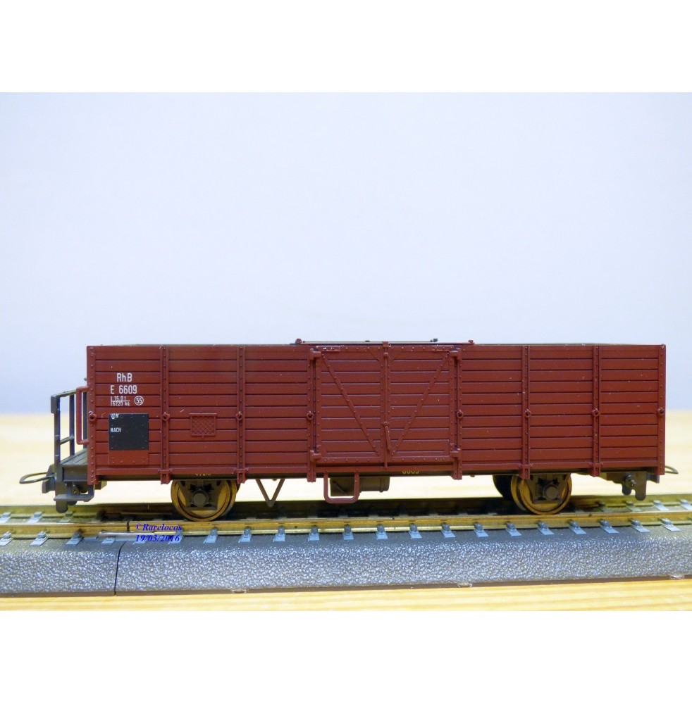 BEMO HOm  2251 109,  wagon tombereau  type E   N°: 6609   RhB   neuf  BO 