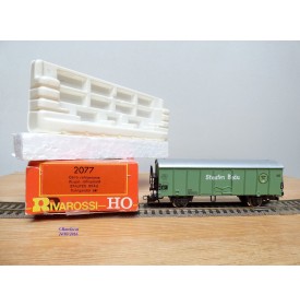 RIVAROSSI véro 2770,  wagon réfrigérant  type Ihs  Staufen Bräu   DB    neuf    BO