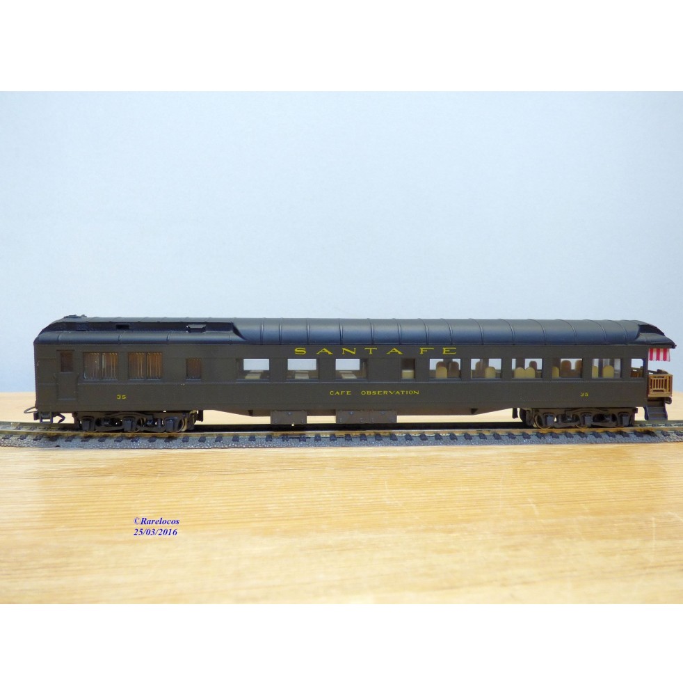  RIVAROSSI  2718, voiture de queue  ( heavyweight Cafe Observation  )   N° 35  Pennsylvania   PRR  neuf   BO