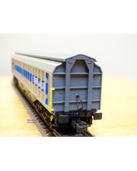ROCO 4380,  wagon couvert à parois coulissantes pour trafic transmanche FERRYWAGON   VTG    DB   Neuf   BO