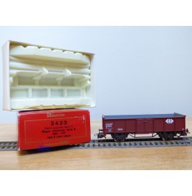 RIVAROSSI  véro 2433,  wagon tombereau  série E  SBB   neuf   BO