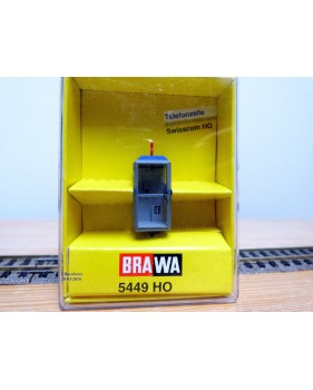 BRAWA  5449, cabine téléphonique Swisscom  éclairée  neuf   BO 