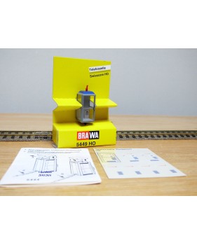 BRAWA  5449, cabine téléphonique Swisscom  éclairée  neuf   BO 