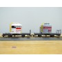 BEMO HOm  7460 150,  Coffret 4  wagons silos à ciment type Uce Mohrenköpfe  RhB   BO 
