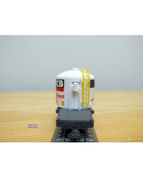 BEMO HOm  7460 150,  Coffret 4  wagons silos à ciment type Uce Mohrenköpfe  RhB   BO 