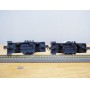BEMO HOm  7460 150,  Coffret 4  wagons silos à ciment type Uce Mohrenköpfe  RhB   BO 