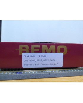 BEMO HOm  7460 150,  Coffret 4  wagons silos à ciment type Uce Mohrenköpfe  RhB   BO 