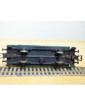 RIVAROSSI véro  V 651,  fourgon à 2 essieux  à plate formes d'extrémité type D651   FNM   BO