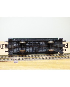 RIVAROSSI véro  V 501,  voiture à 2 essieux  à plate formes d'extrémité  de 3 Cl.  type C 501   FNM   BO