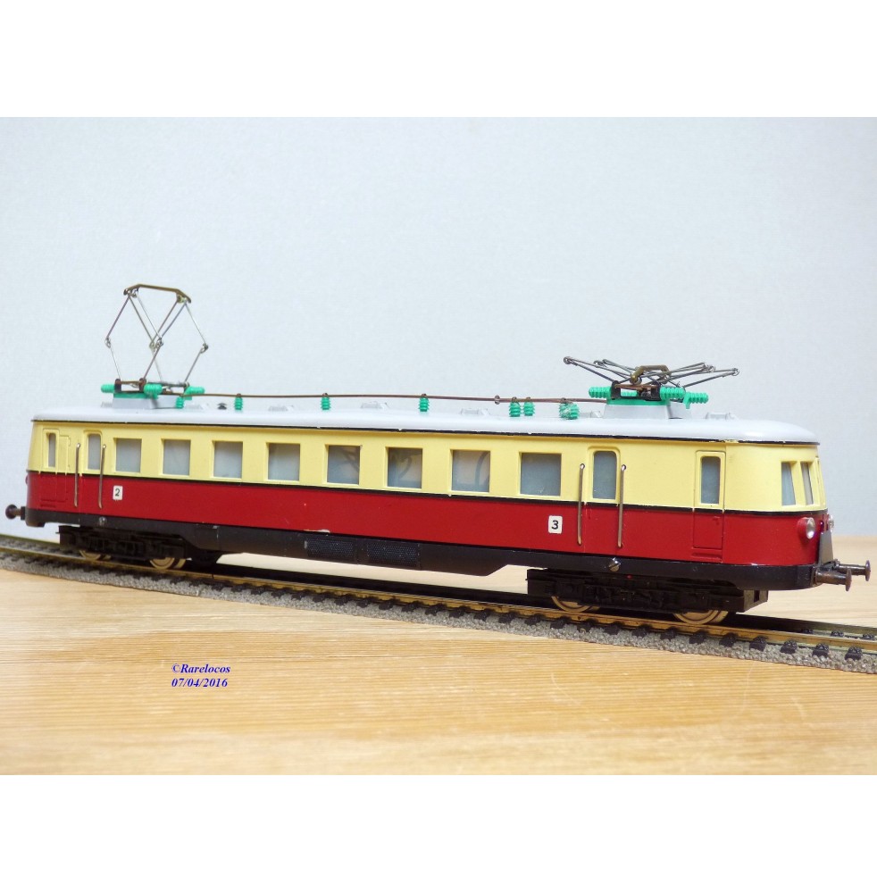 Autorail et remorque DB