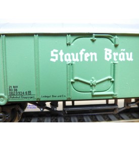 RIVAROSSI véro 2077,  wagon réfrigérant  type Ihs  Staufen Bräu   DB    neuf    BO
