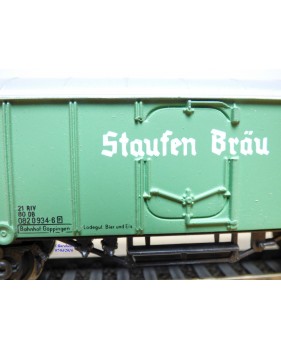 RIVAROSSI véro 2077,  wagon réfrigérant  type Ihs  Staufen Bräu   DB    neuf    BO