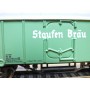 RIVAROSSI véro 2077,  wagon réfrigérant  type Ihs  Staufen Bräu   DB    neuf    BO