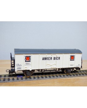 RIVAROSSI  2087,  wagon couvert réfrigérant  type Hgm  ANKER BIER    SBB CFF FFS    neuf    BO