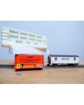 RIVAROSSI  2087,  wagon couvert réfrigérant  type Hgm  ANKER BIER    SBB CFF FFS    neuf    BO