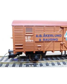 RIVAROSSI / POCHER  véro 2430,  wagon réfrigérant   type G  Ackerlund & Rausing    SJ    neuf   BO