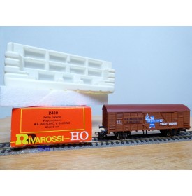 RIVAROSSI / POCHER  véro 2430,  wagon réfrigérant   type G  Ackerlund & Rausing    SJ    neuf   BO