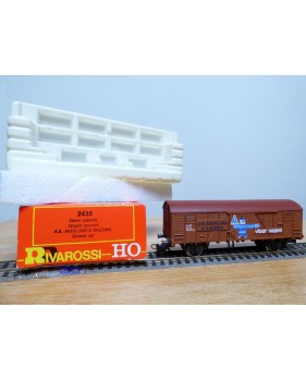 RIVAROSSI / POCHER  véro 2430,  wagon réfrigérant   type G  Ackerlund & Rausing    SJ    neuf   BO
