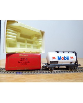 RIVAROSSI  véro 2114, wagon citerne type Mp ( o Uh )   MOBIL     FS   neuf   BO