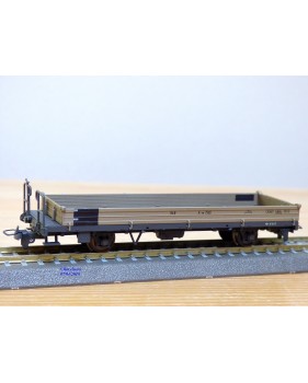 BEMO 2267 102, wagon plat long type K-w  N° 7502  RhB  neuf  BO