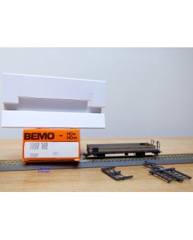 BEMO 2267 102, wagon plat long type K-w  N° 7502  RhB  neuf  BO
