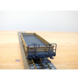 BEMO 2267 108, wagon plat long type K-w  N° 7508  RhB  neuf  BO