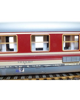 RIVAROSSI V ABZ voiture grandes lignes mixte 1/2 ème Cl. type ABz FS 