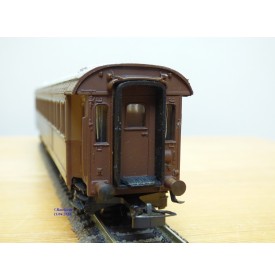 RIVAROSSI  2570, voiture à compartiments mixte 1/2 Kl. type ABz 52061  R95   FS    BO