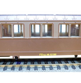 RIVAROSSI  2570, voiture à compartiments mixte 1/2 Kl. type ABz 52061  R95   FS    BO